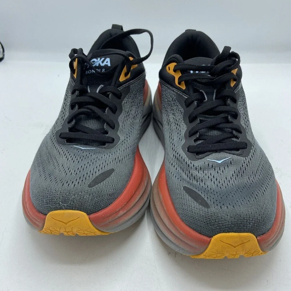 Hoka One One Bondi 8 Men’s 8 D Running Shoes 1112302 ACTL Anthracite/Castlerock